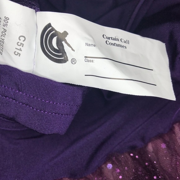 Girls Glitter/Shimmer Ballet Dance Costume - Picture 3 of 6